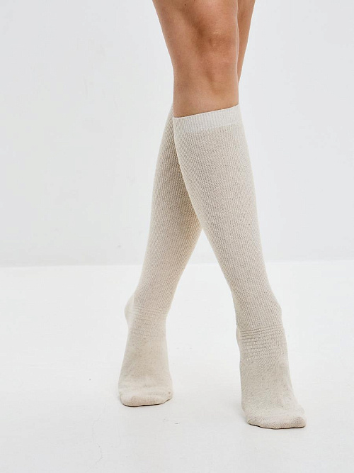 Получулки (гольфы) из конопли с компрессионным эффектом 